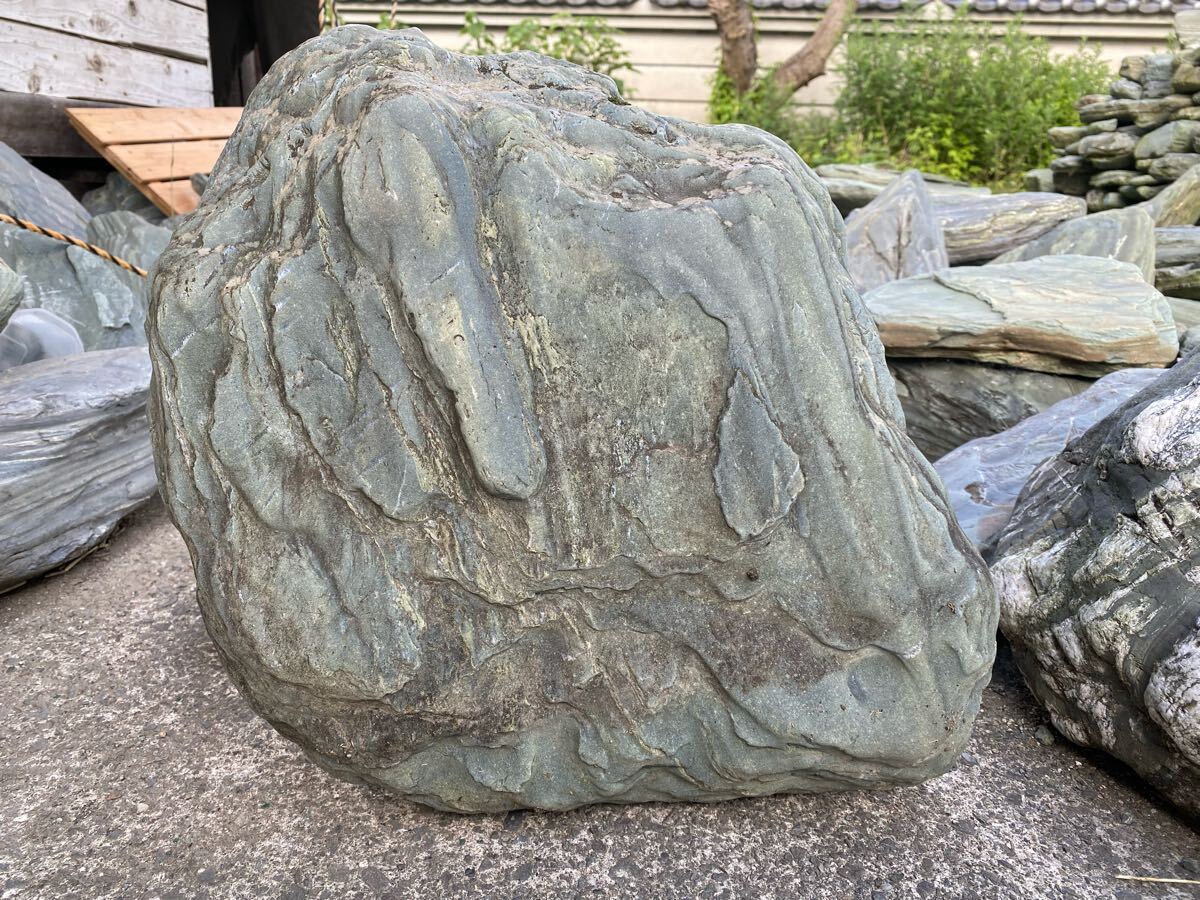 阿波の青石 庭石 庭園資材 日本庭園 飛び石 台石 石台 盆栽 12kg Yahoo!オークション - 阿波の青石 日本庭園 庭石 庭園資材 盆栽