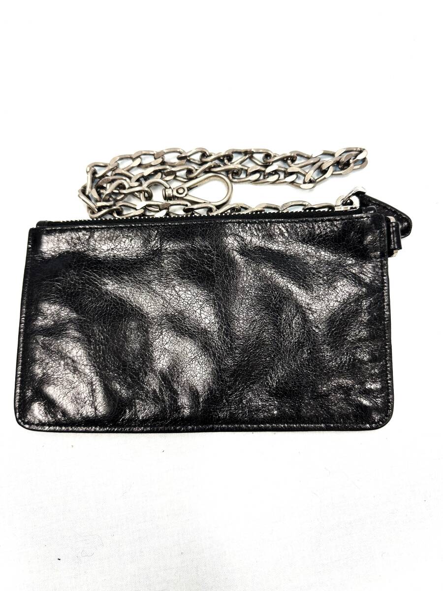希少・極美品 PRADA チェーンウォレット コインケース スカル スタッズ 黒 PRADA /プラダチェーンウォレット コインケース スカル スタッズ