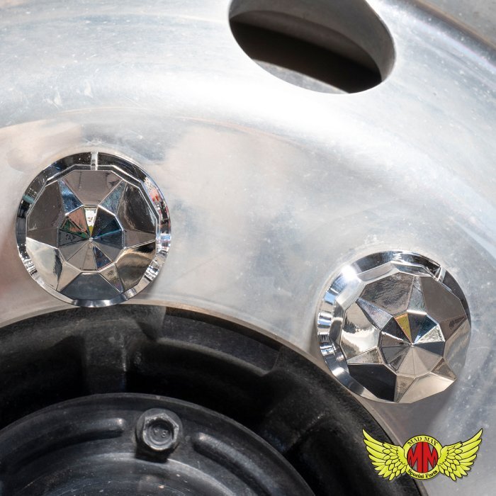 MADMAX トラック用品 ラインナットキャップ 33mm用 10個入り クロームカラー【送料800円】_画像6