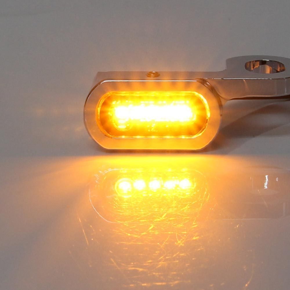 ハーレー スポーツスター 2014年以降適合 LED リロケーション マイクロミニウインカー ブラックボディ スモークレンズ XL883L スーパーロー