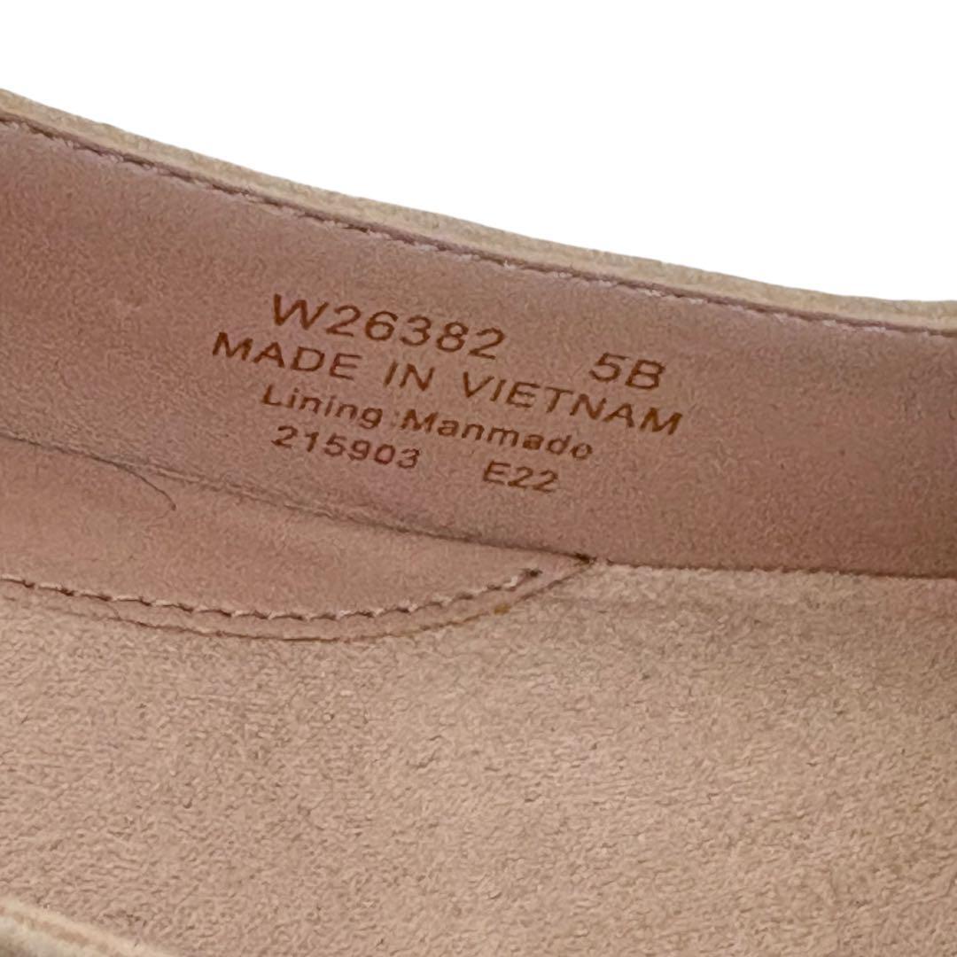 COLE HAAN コールハーン パンプス スエード エナメル 22cm 太ヒール