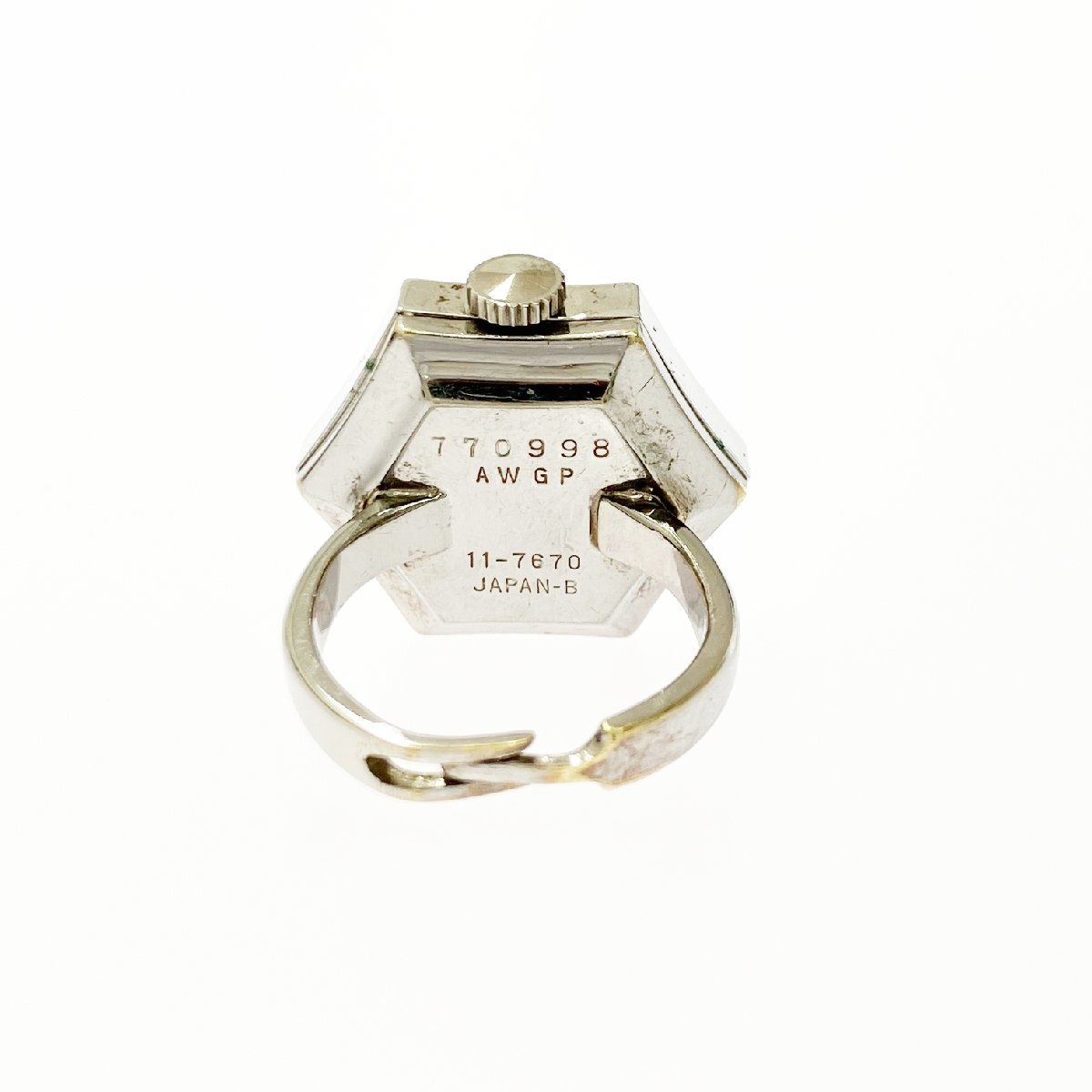 1円スタート】SEIKO セイコー 11-7670 カットガラス 17石 リング