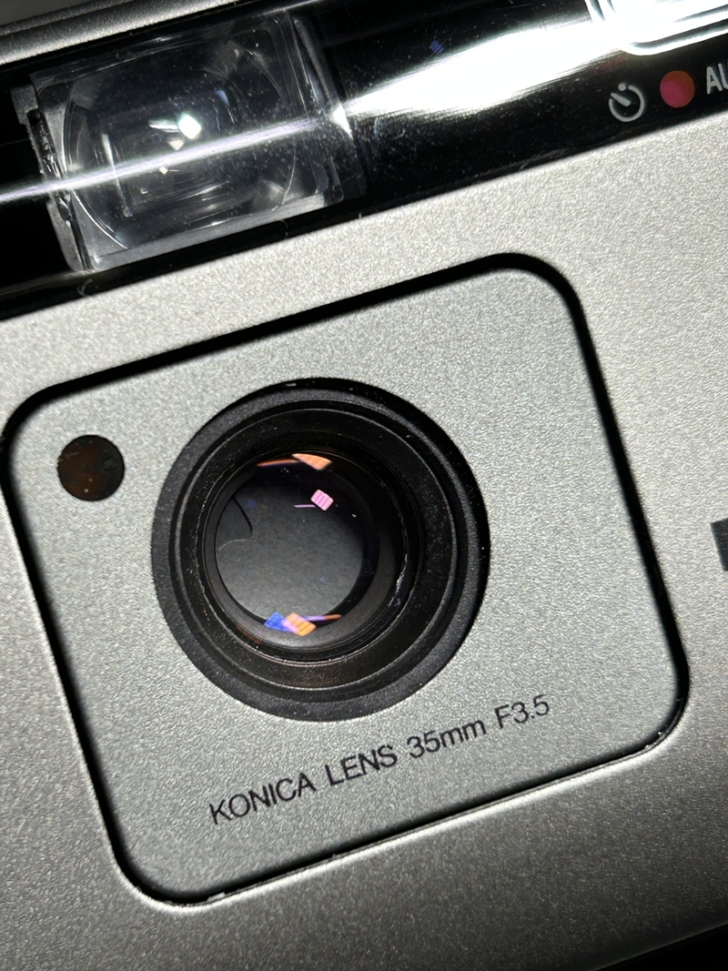* collector стоит посмотреть Konica Konica BiG mini F большой Mini компакт-камера пленочный фотоаппарат линзы 35mm F3.5 с коробкой op967
