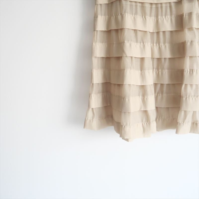 2024SS / 未使用 / Whim Gazette ウィムガゼット / オーガンジーマーメイドスカート2 36 / WGZ1022101A0090 / 2411-0531_画像3