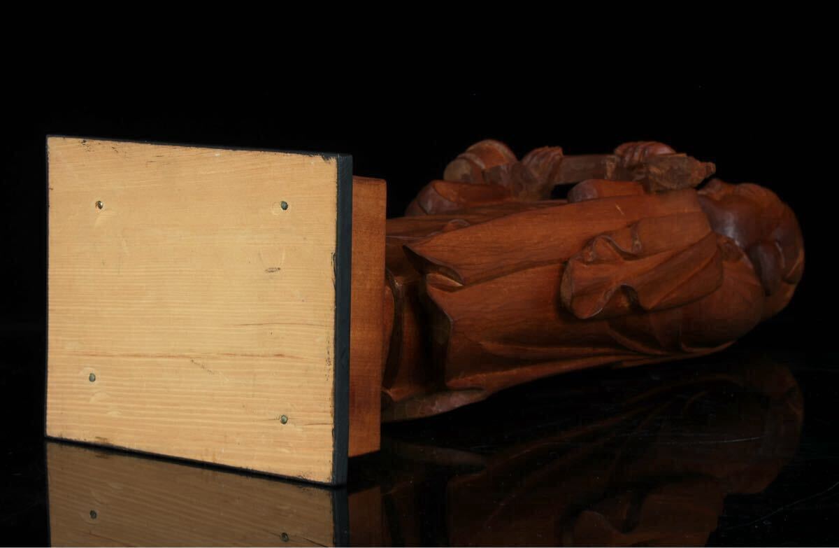 木彫 聖徳太子 孝養太子像 細密彫刻 ガラスケース付 高さ39cm 木造 彫刻像 木彫 聖徳太子 孝養太子像 細密彫刻 ガラスケース付 高さ39cm