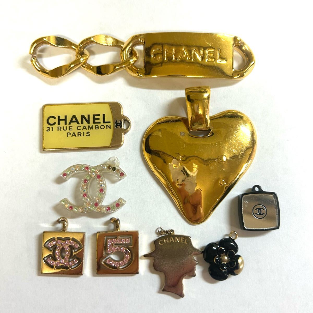 レア♡シャネル CHANEL ペンダントトップ ネックレスチャーム ヴィンテージ ジャンク品セット シャネル CHANEL アクセサリー ヴィンテージ