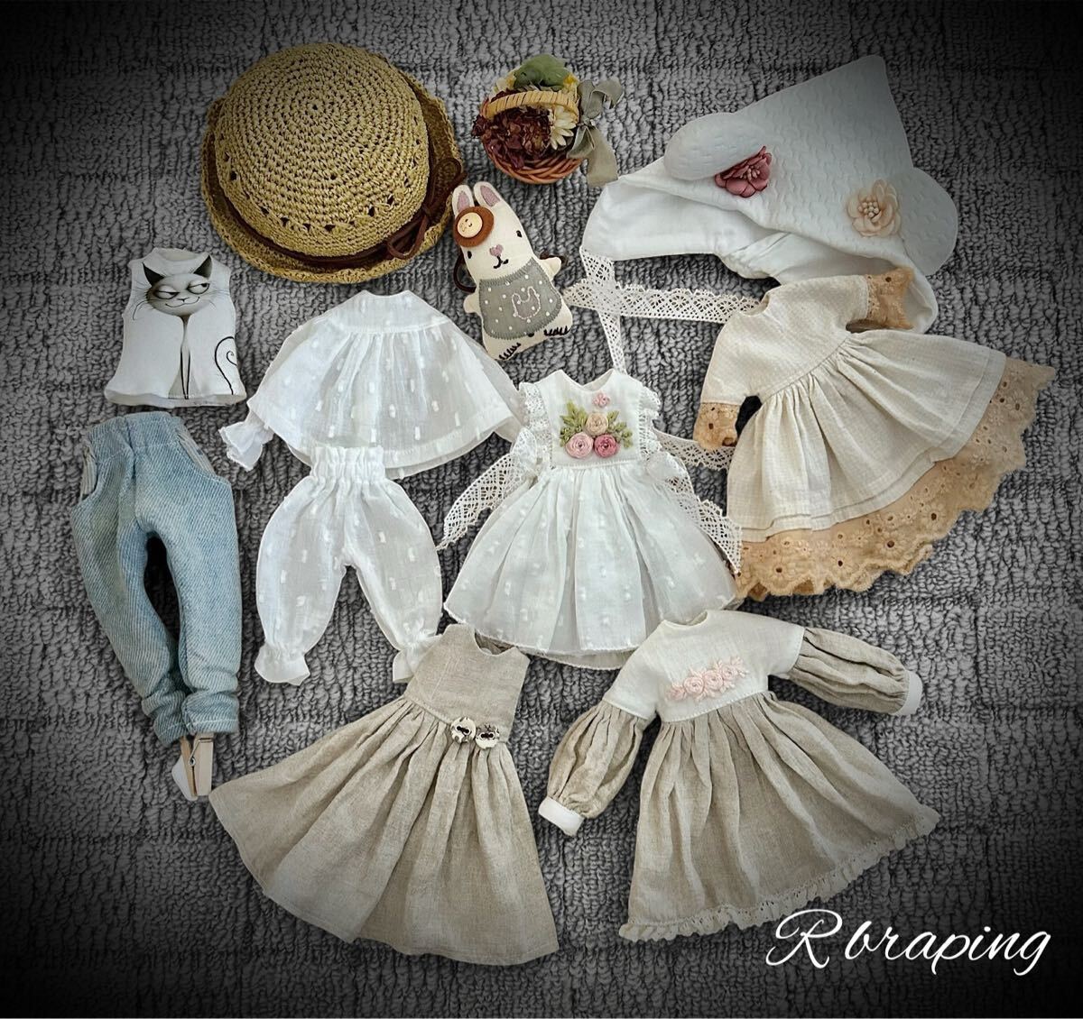blythe outfit*ブライスアウトフィット 12點(diǎn)著せ替えセット*R braping*