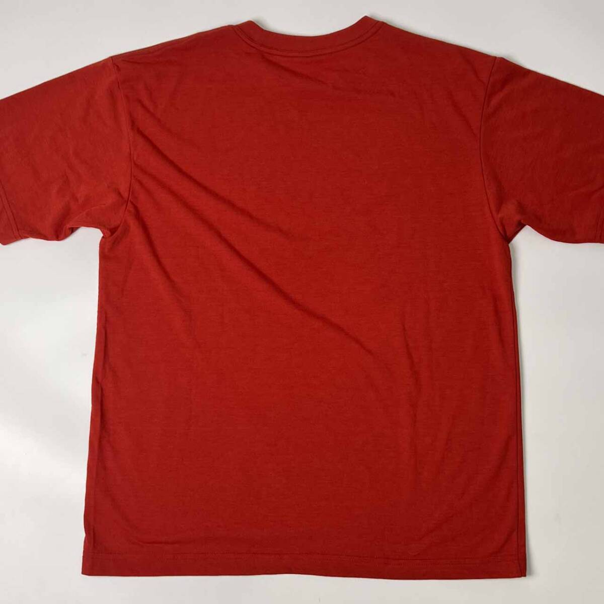 mont-bell モンベル ロゴ デザイン 半袖 Tシャツ S/朱色系 メンズ #1104452_画像6