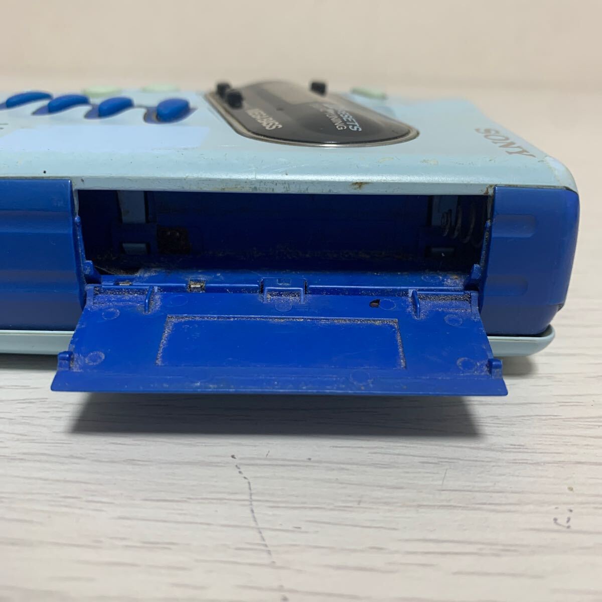 【動(dòng)作未確認(rèn)】SONY ソニー WALKMAN カセットウォークマン WM-FX202 ブルー