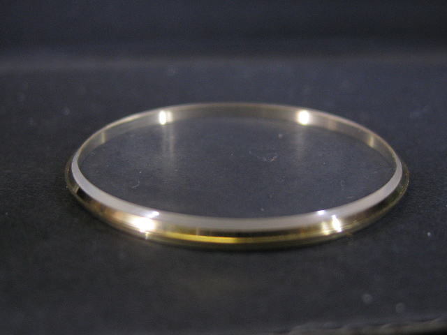 セイコー クォーツ エンブレム 金色枠風防/SEIKO Quartz Emblem Watch glass 4120-9000 (300R12GN_画像1