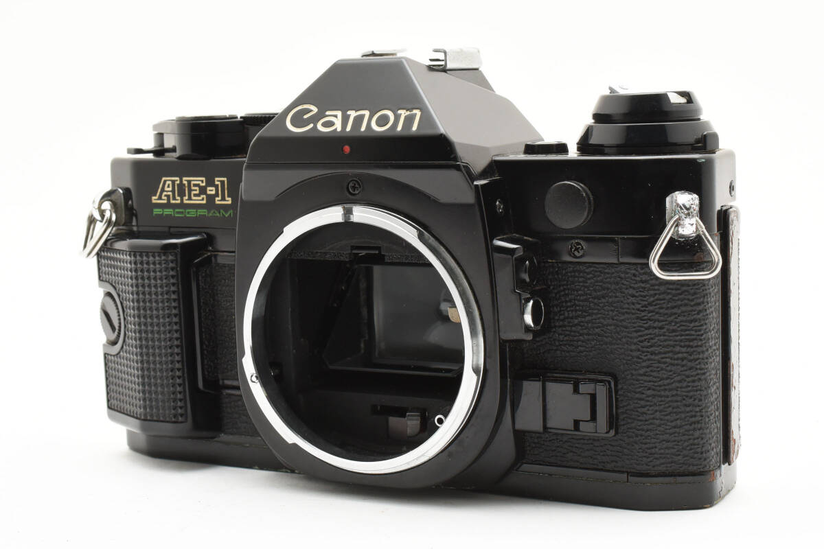 Canon AE-1 PROGRAM Black Body キヤノン フィルム一眼レフカメラ ブラック ボディ 現(xiàn)狀品 【1円?】 #1324