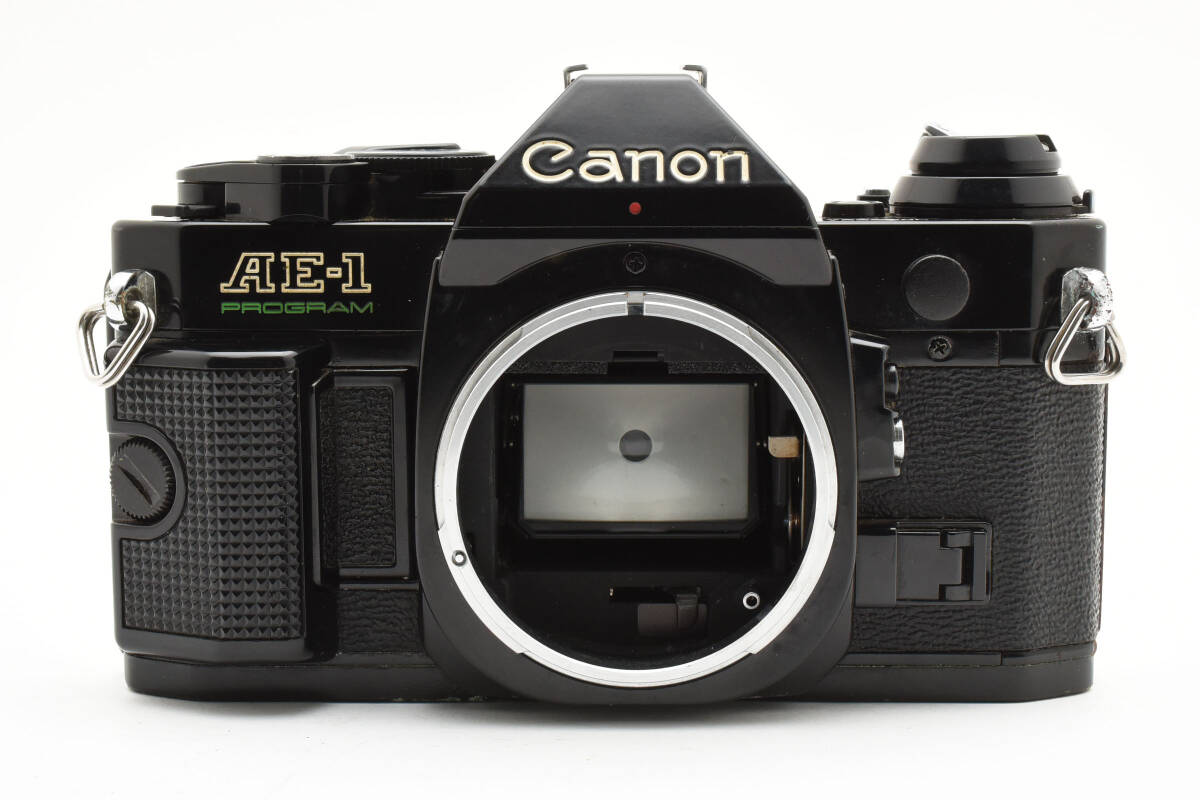 Canon AE-1 PROGRAM Black Body キヤノン フィルム一眼レフカメラ ブラック ボディ 現(xiàn)狀品 【1円?】 #1324