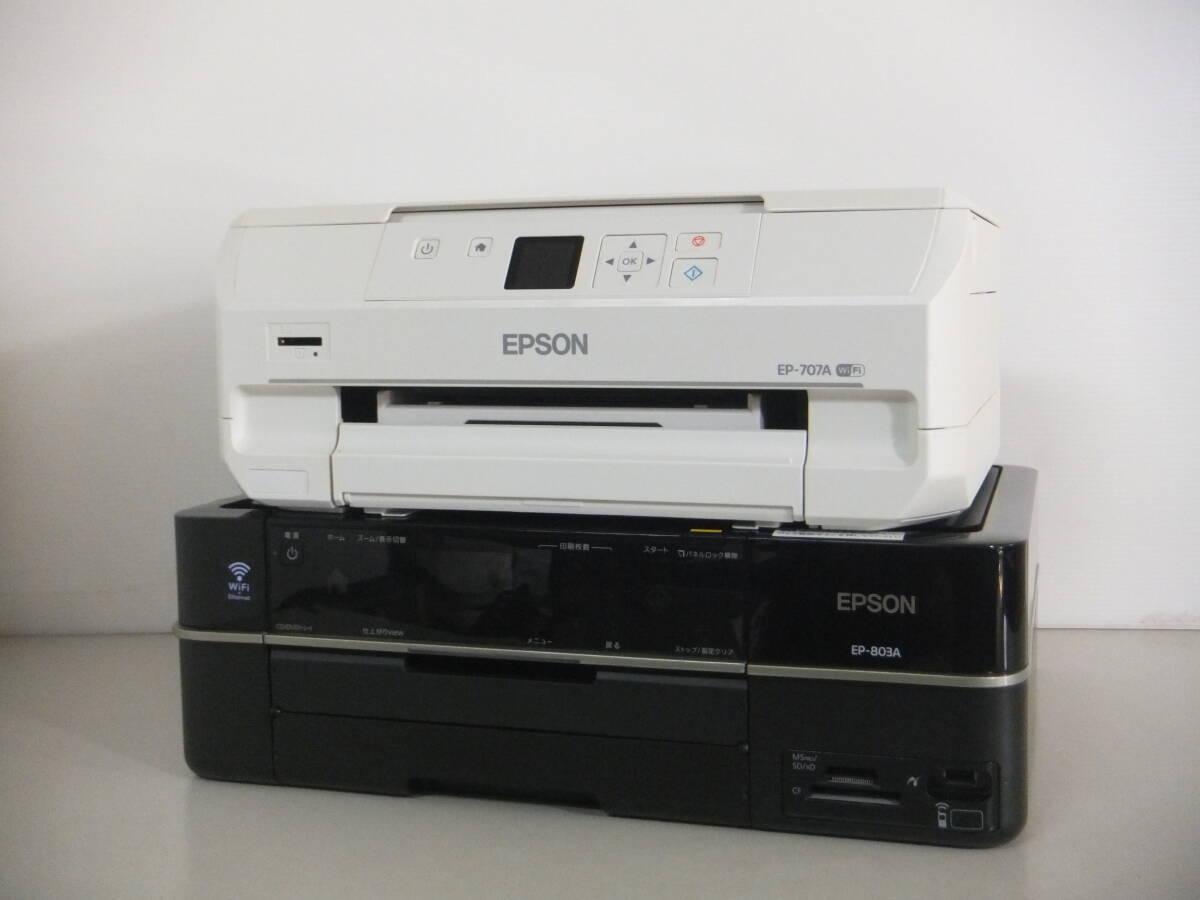 EPSON Epson *2 шт. комплект EP-707A EP-803A струйный многофункциональная машина принтер электризация проверка Junk 