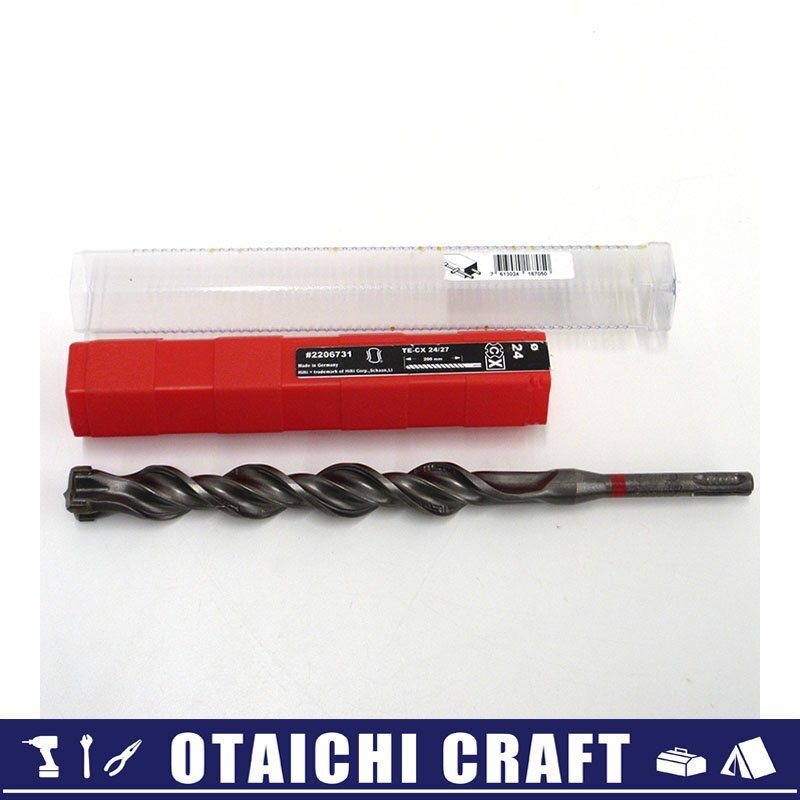 [ не использовался ]HILTI( Hill ti) SDS плюс дрель bit TE-CX 24/27 #2206731l вскрыть settled [/D20179900049655D/]