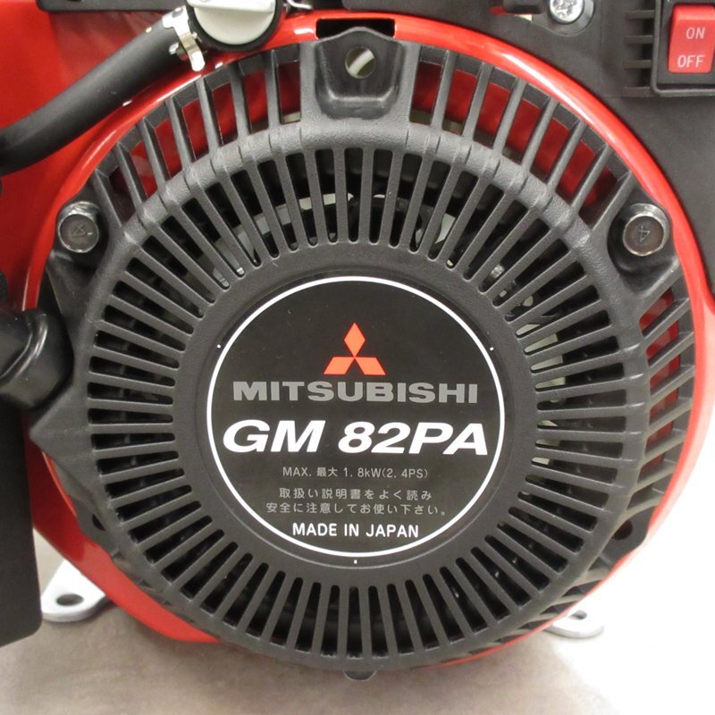 [ не использовался ] Mitsubishi воздушное охлаждение 4 cycle бензиновый двигатель GM82PS(GM082PS) максимальная мощность 2.4 лошадиные силы (1.7kW/2.4PS)[/D20179900050332D/]