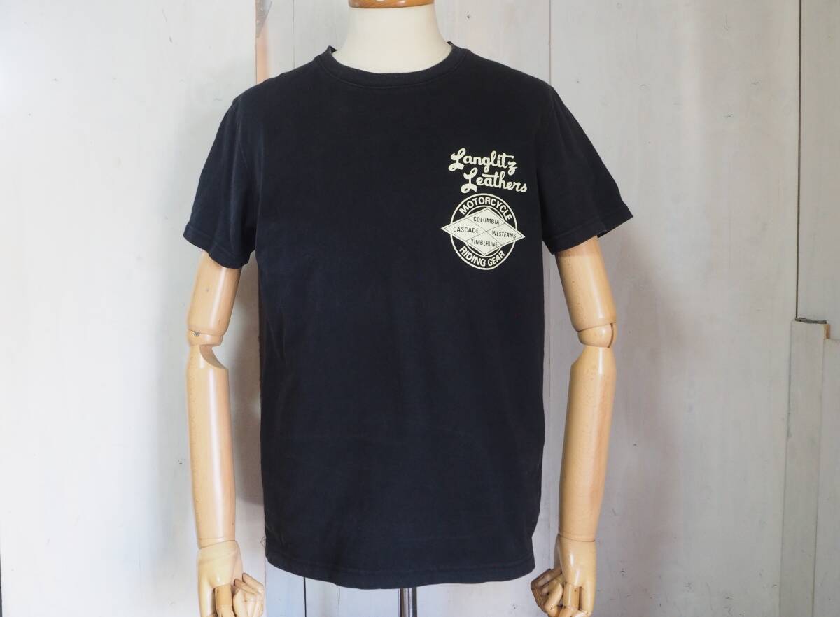 ラングリッツレザー LANGLITZ LEATHERS USA制 Tシャツ L