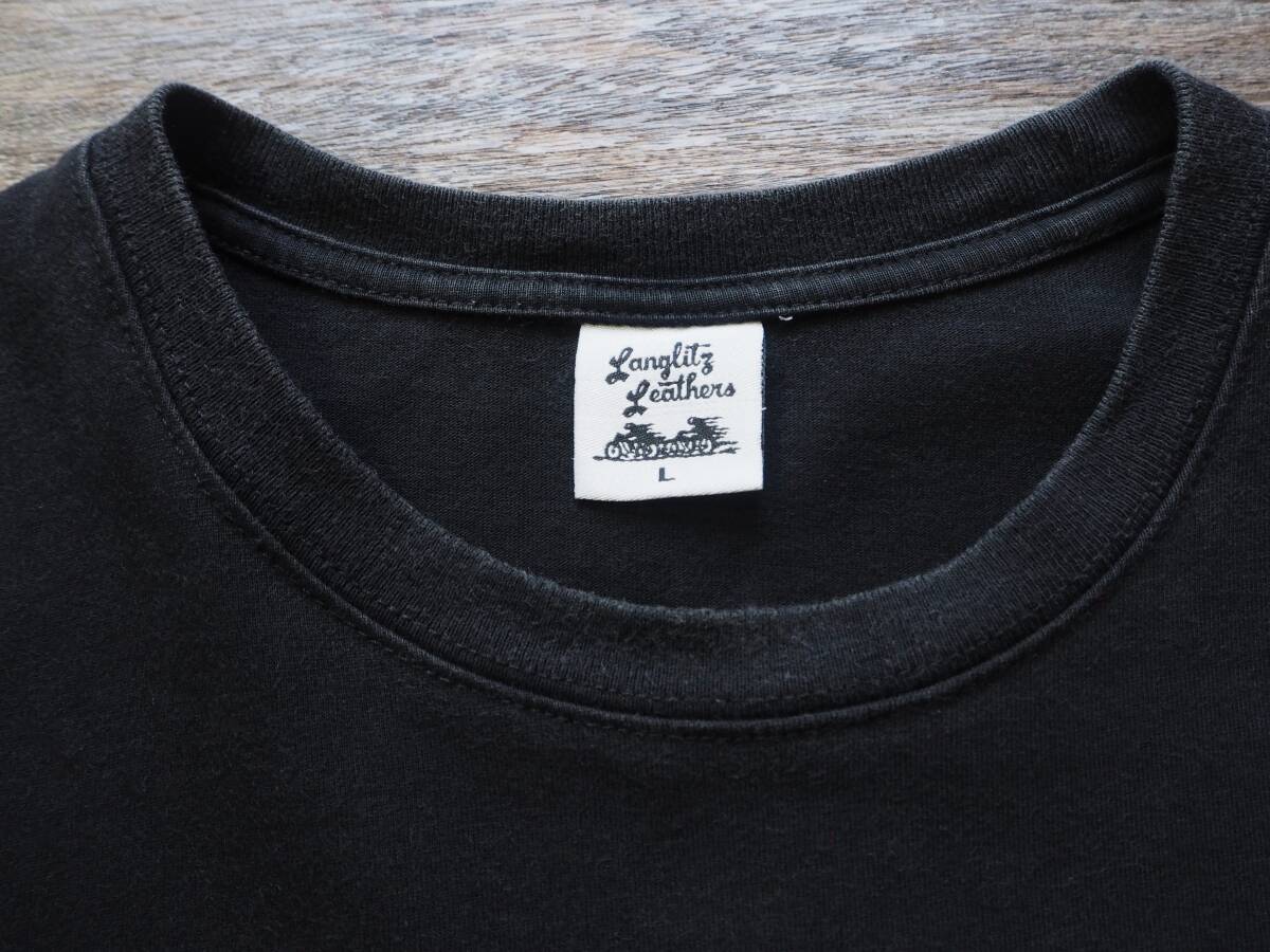 ラングリッツレザー LANGLITZ LEATHERS USA制 Tシャツ L