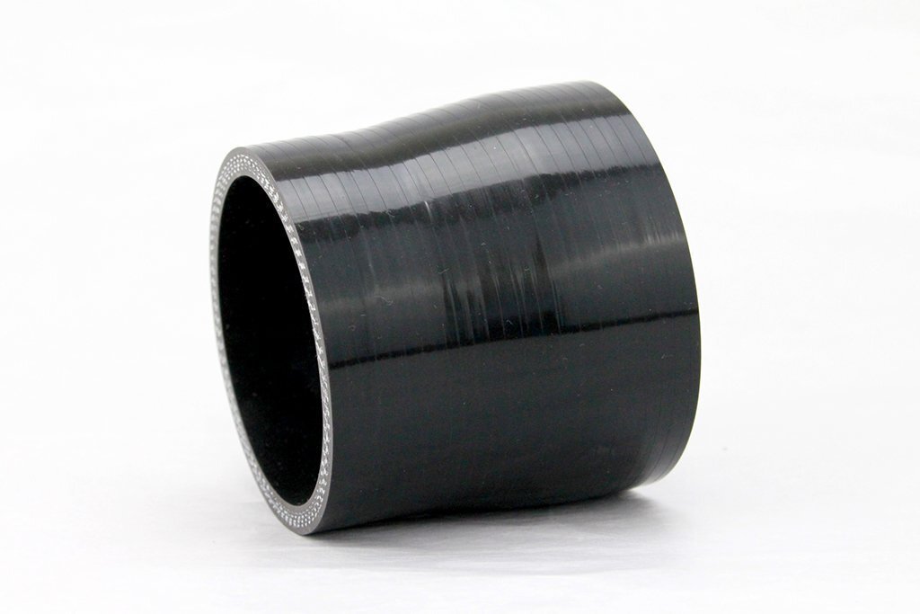 送料格安 70mm-80mm 異徑ストレート 強(qiáng)化シリコンホース 4層 ブラック 黒 4プライ インテークホース ラジエーター ヒーター 70Φ-80