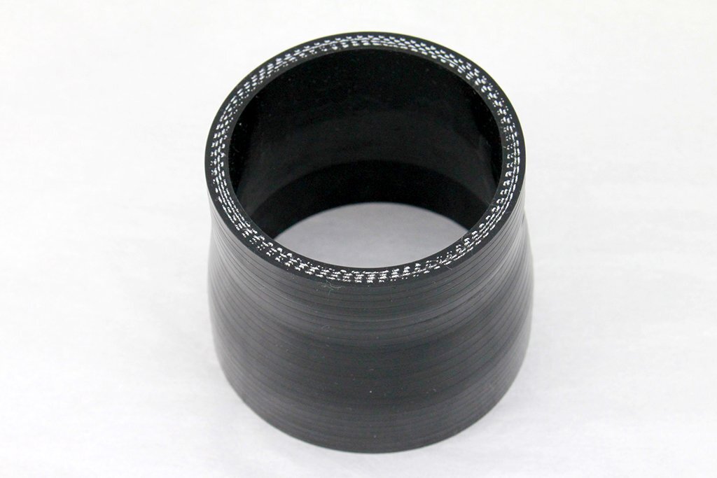 送料格安 70mm-80mm 異徑ストレート 強(qiáng)化シリコンホース 4層 ブラック 黒 4プライ インテークホース ラジエーター ヒーター 70Φ-80