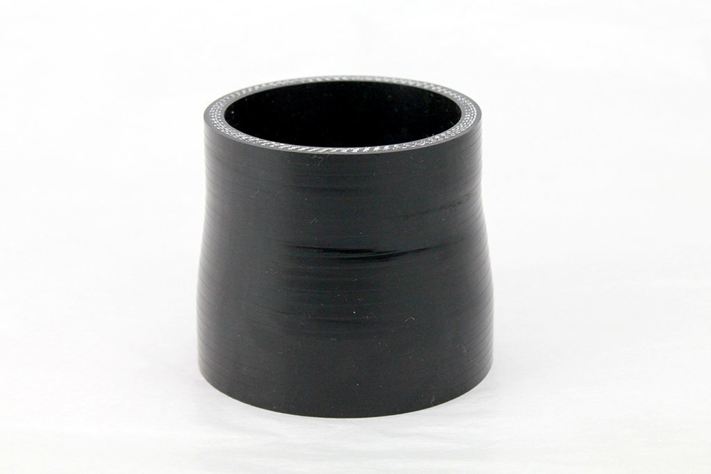 送料格安 70mm-80mm 異徑ストレート 強(qiáng)化シリコンホース 4層 ブラック 黒 4プライ インテークホース ラジエーター ヒーター 70Φ-80