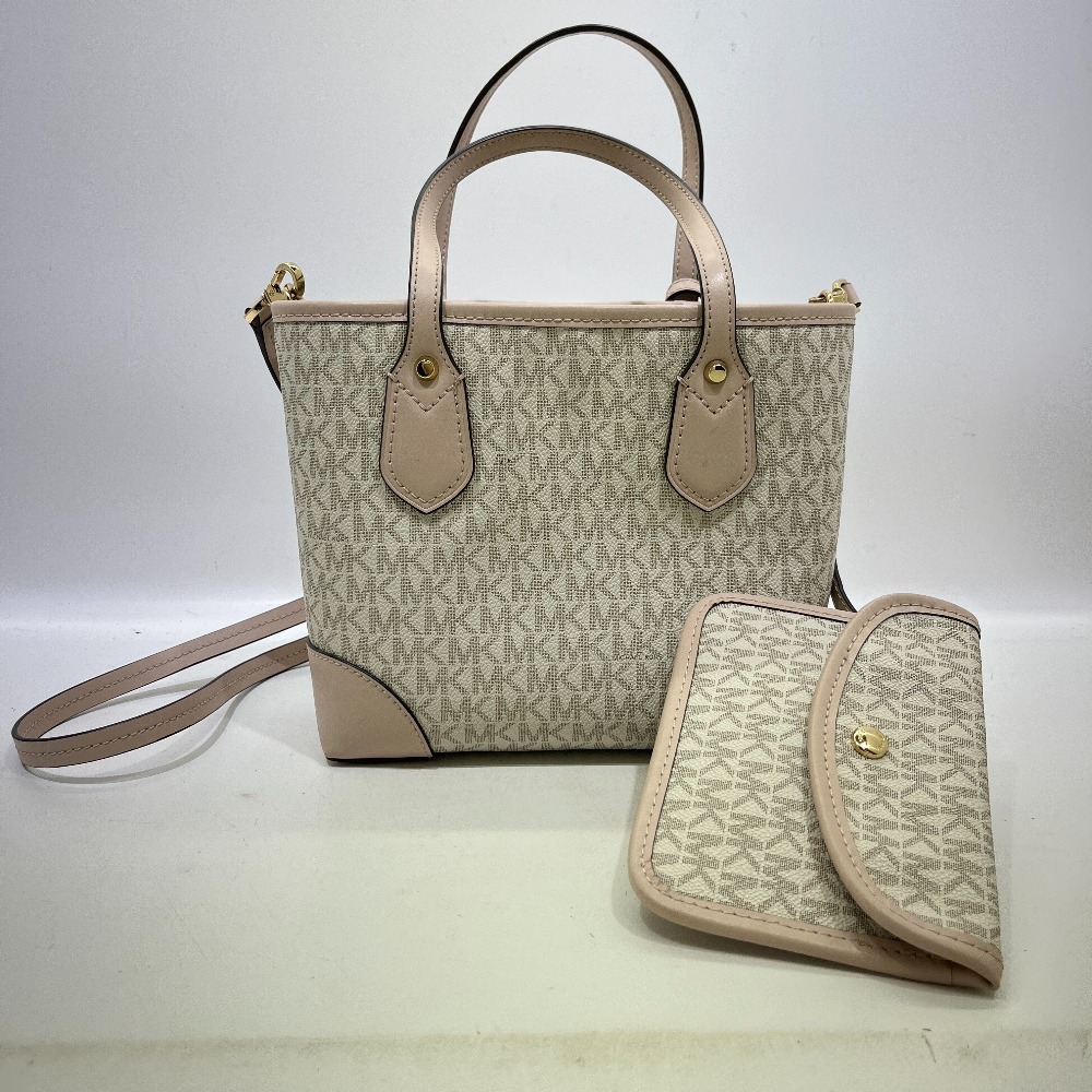 06w14026 *1 иен ~ Michael Kors Michael Kors MICHAEL KORS розовый сумка на плечо ручная сумочка 2way [ б/у товар ]