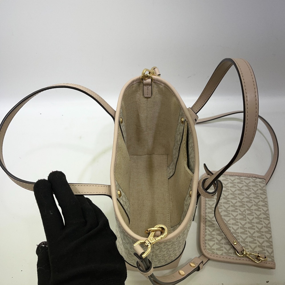 06w14026 *1 иен ~ Michael Kors Michael Kors MICHAEL KORS розовый сумка на плечо ручная сумочка 2way [ б/у товар ]