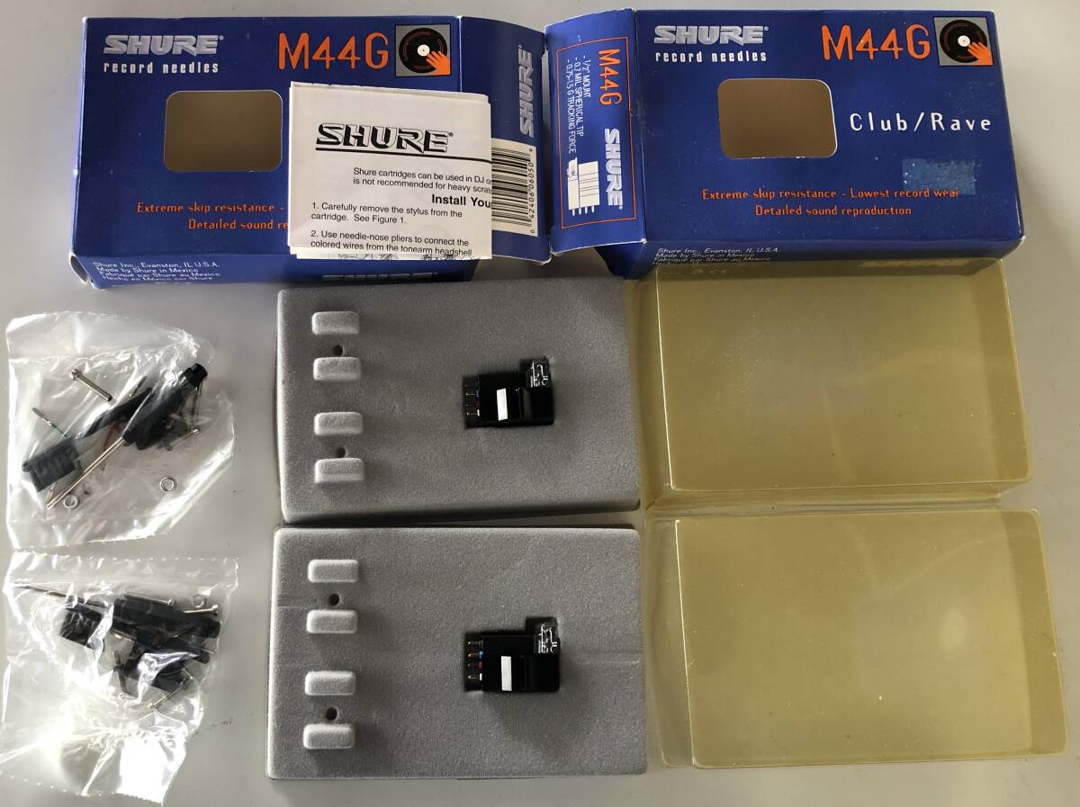 新品 元箱入 SHURE シュアー M44G×2 交換針カートリッジ用 交換 新品 元箱入 SHURE シュアー M44G×2 交換針カートリッジ用 交換