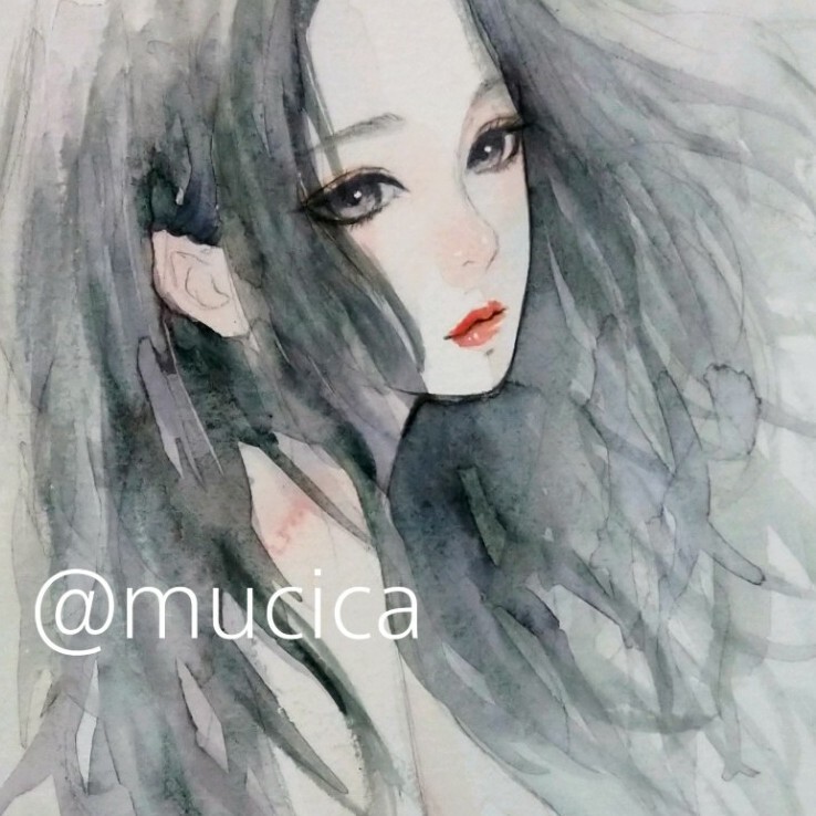 専用 手描きイラスト 水彩画 原画 美人画 オリジナル 肉筆原画 手描きイラスト 水彩画 美人画 ドローイング ヌード