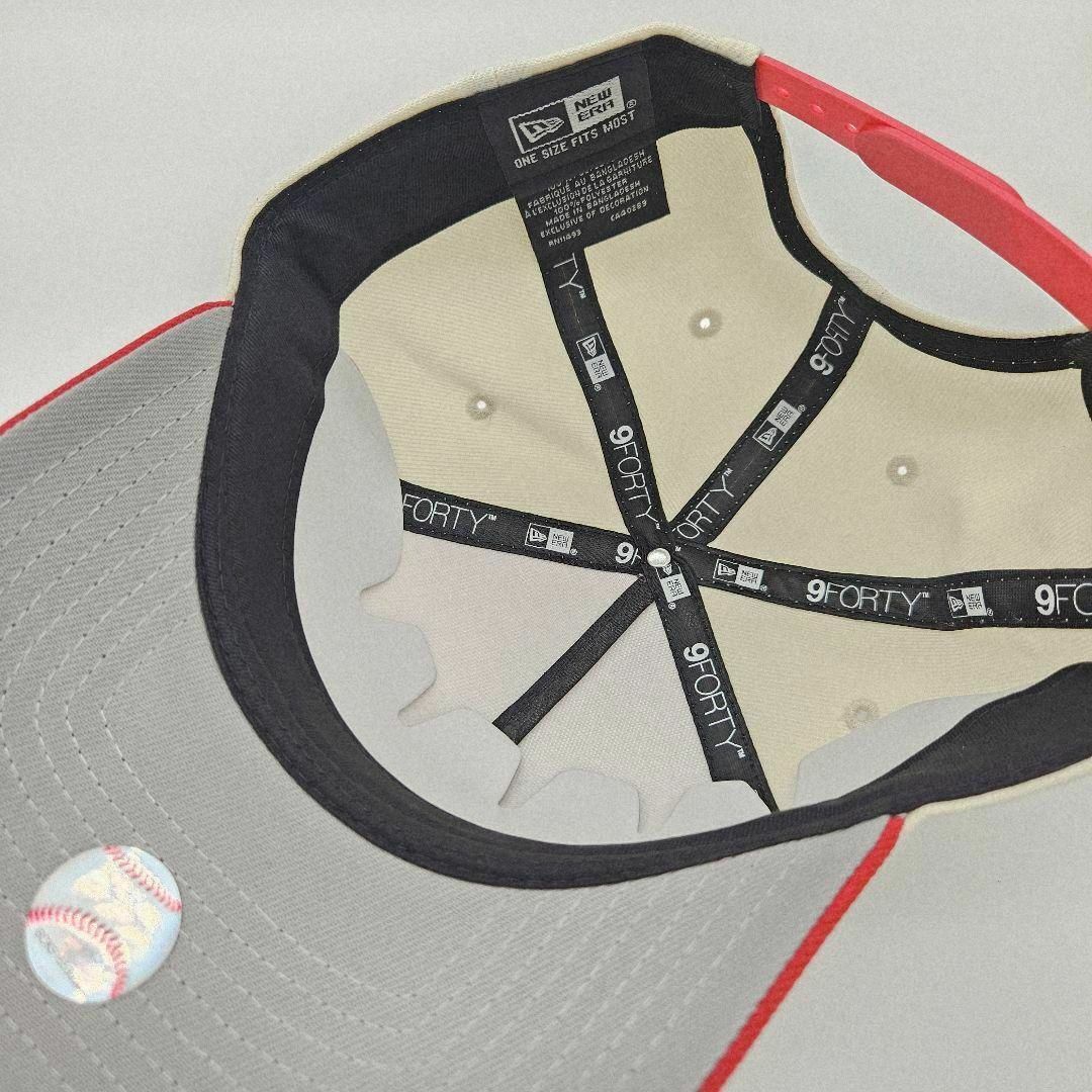 NEW ERA LA ドジャース 9FIFTY ニューエラ ホワイト レッド 白赤 逆ロゴ 白 赤 ドジャース ニューエラ キャップ LA 限定 100