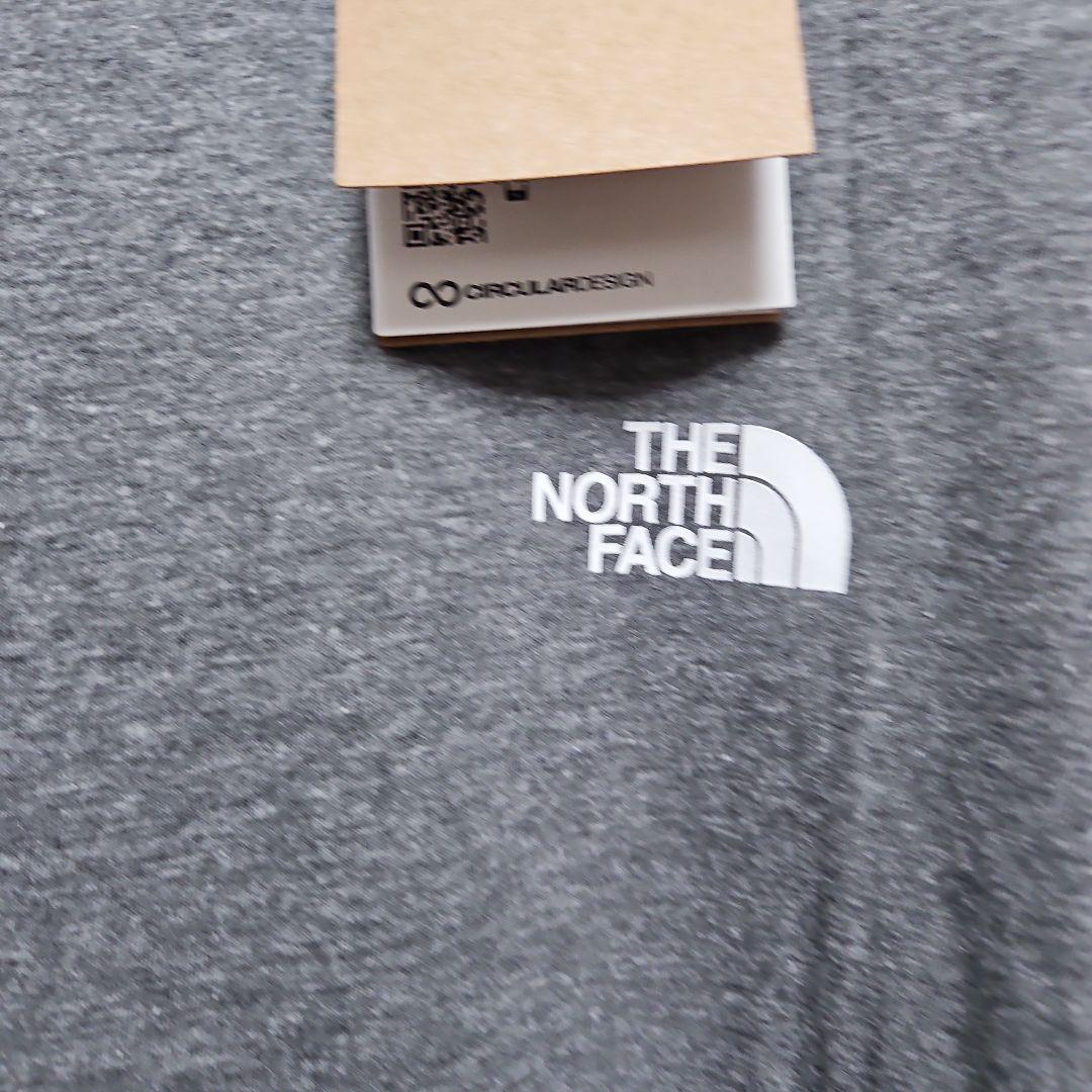 XL アメリカ ノースフェイス Tシャツ ロゴ ハーフドーム 山 グレー　the north face