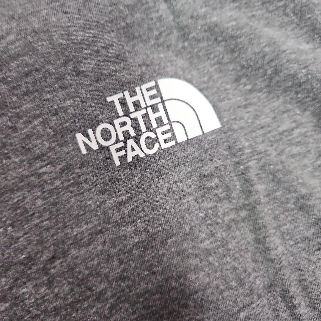 XL アメリカ ノースフェイス Tシャツ ロゴ ハーフドーム 山 グレー　the north face