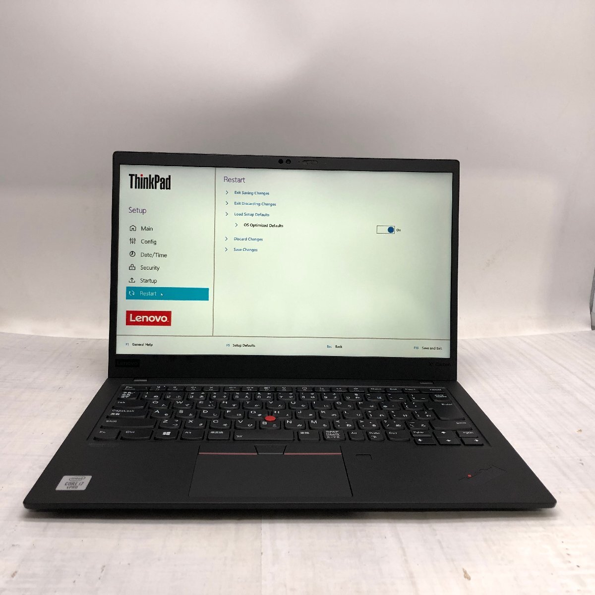 LENOVO ThinkPad X1 Carbon 20UAS0JK0A Core i7 10610U 1.80GHz/16 GB/512 GB(NVMe) 〔0611N06〕