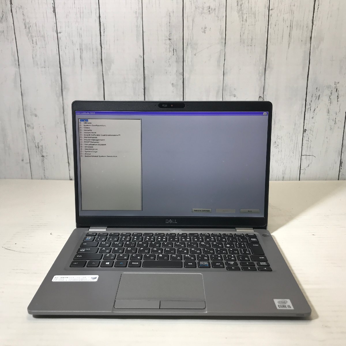 Dell Inc. Latitude 5310 Core i5 10310U 1.70GHz/8 GB/256 GB(NVMe) 〔0610N04〕