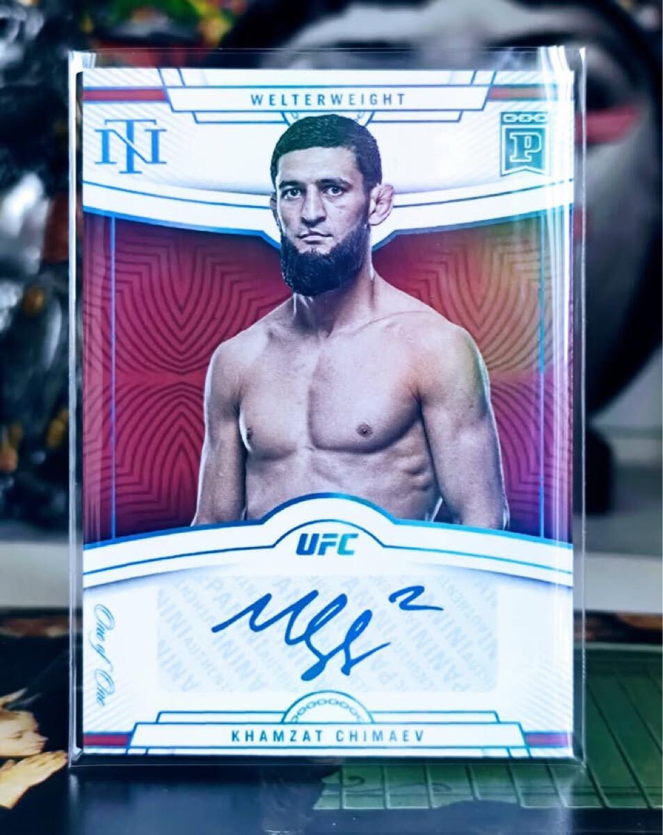 【鑑賞用】ファンカード　ハムザット チマエフ UFC サイン　トレーディングカード