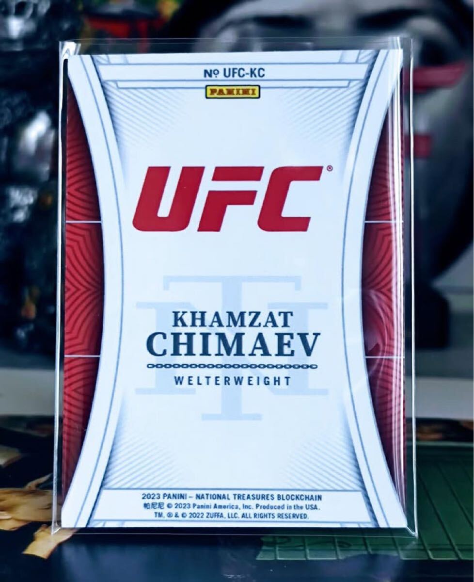 【鑑賞用】ファンカード　ハムザット チマエフ UFC サイン　トレーディングカード
