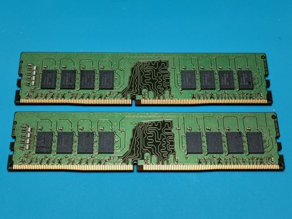 (BIOSで確認済み)デスクトップPC用【SKhynix】 16GB 2Rx8 DDR4 PC4-2666V 16GBx2枚　計32GB No.2