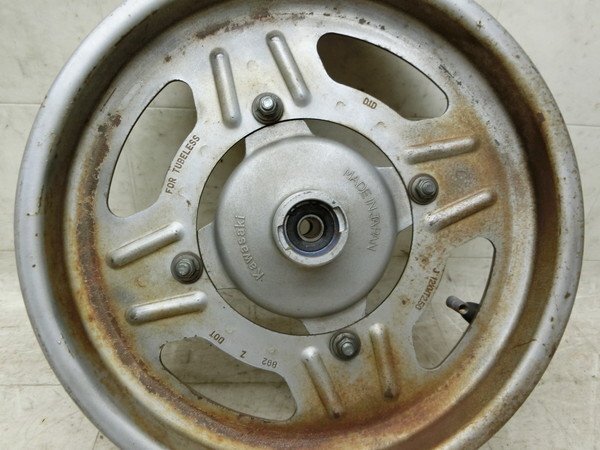 HX3232 KSR50/ KSR-1 フロントホイール ホイールインチ12インチ フロント 12F MX050B-0034