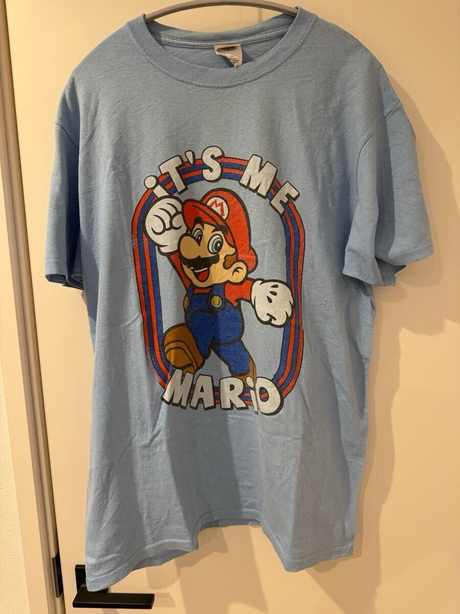super mario super Mario vintage футболка 90s M
