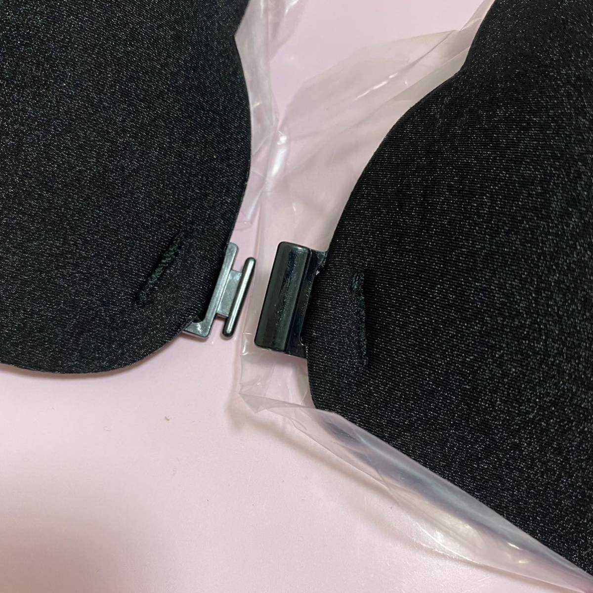 ヌードブラ2點(diǎn)セット　まとめ売りB ブラックフロントクローズ ブラ　新品　ヌーブラ