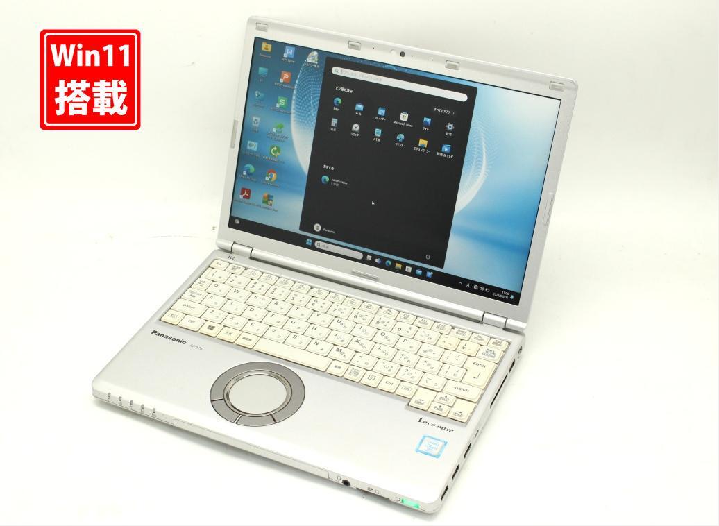 良品 フルHD対応WUXGA 12.1型 Panasonic Let's note CF-SZ6Z Windows11 七世代 i7-7600u 16GB 512GB-SSD カメラ 無線 Office付 管:1040s