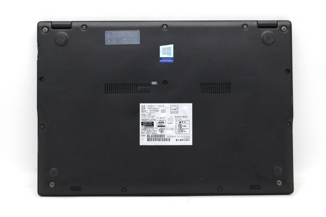 184時間 良品 フルHD 13.3型 Fujitsu LIFEBOOK U939A Windows11 八世代 i5-8365u 8GB 256GB-SSD 無線 Office付 中古パソコン 管:0906s