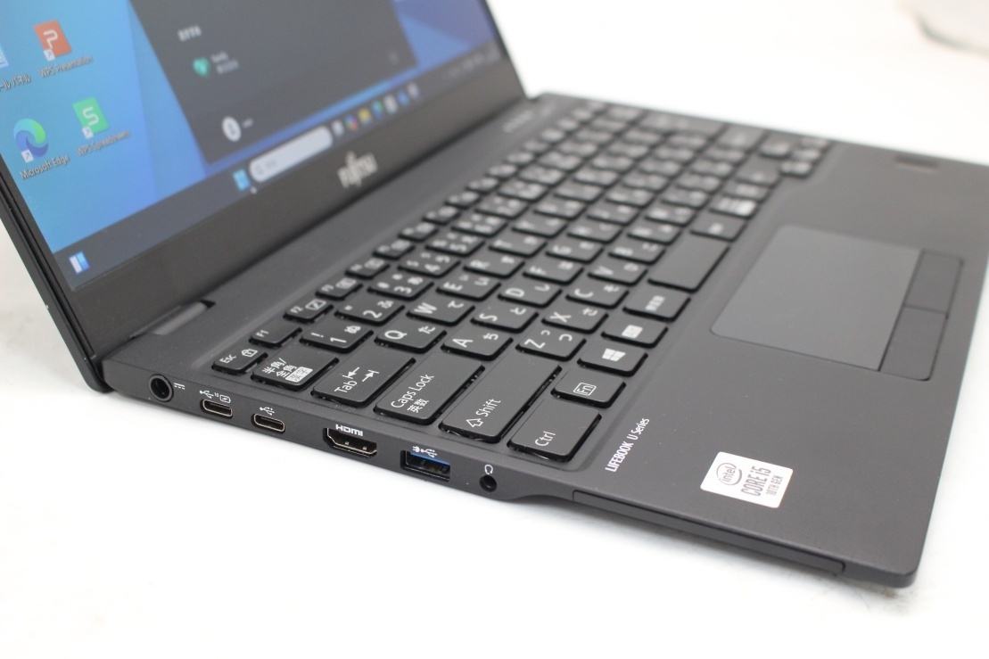 中古美品 フルHD 13.3型 Fujitsu LIFEBOOK U9310D Windows11 第10世代 i5-10310u 8GB NVMe 128GB-SSD カメラ 無線 Office付 管:1512s
