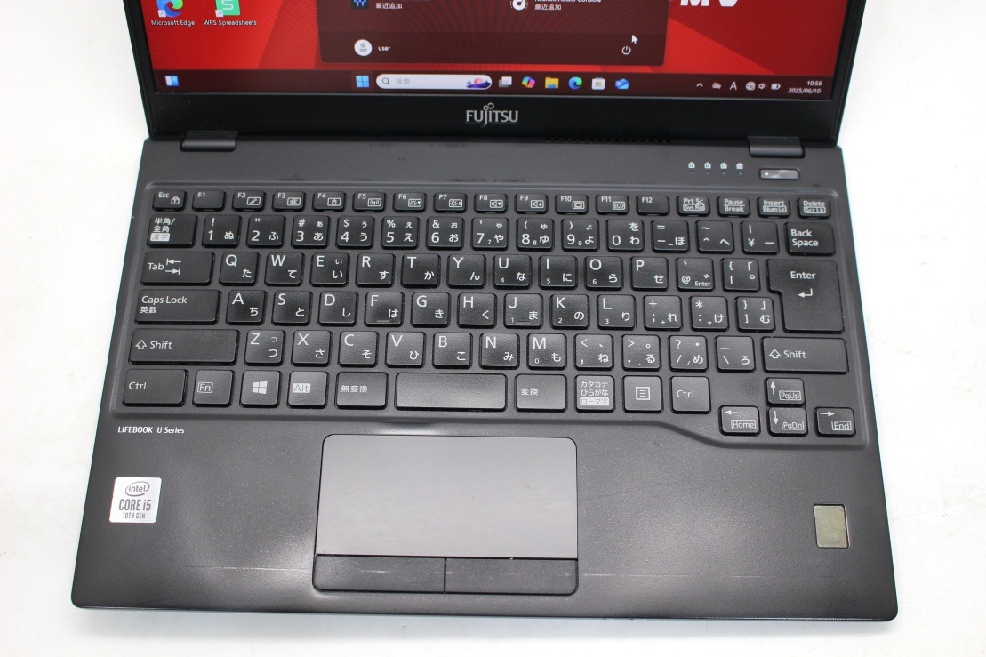 中古良品 フルHD 13.3型 Fujitsu LIFEBOOK U9310D Windows11 第10世代 i5-10310u 8GB NVMe 128GB-SSD カメラ 無(wú)線 Office付 管:1042s