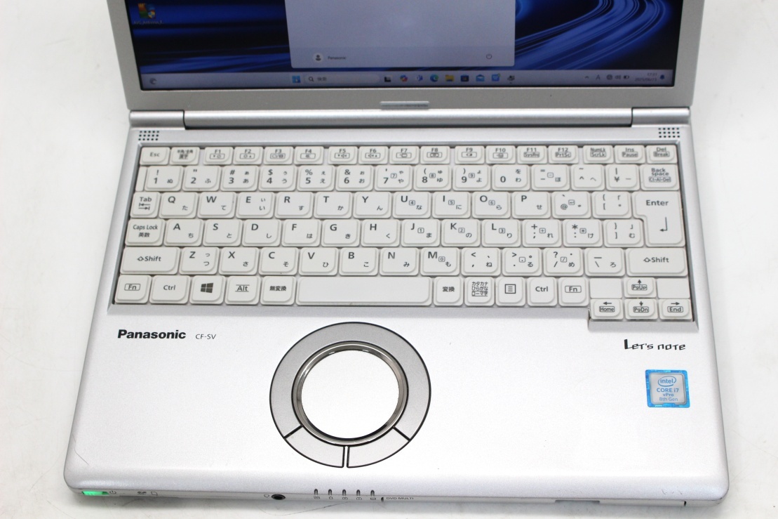 中古 フルHD対応WUXGA 12.1型 Panasonic Let's note CF-SV7UFKVS Windows11 第8世代 i7-8650U 16GB 512GB-SSD カメラ LTE 管:1712s