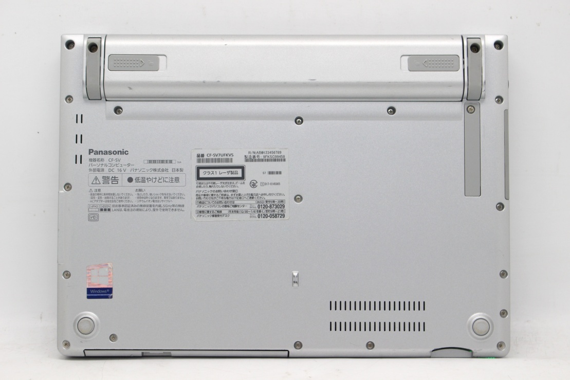 中古 フルHD対応WUXGA 12.1型 Panasonic Let's note CF-SV7UFKVS Windows11 第8世代 i7-8650U 16GB 512GB-SSD カメラ LTE 管:1712s