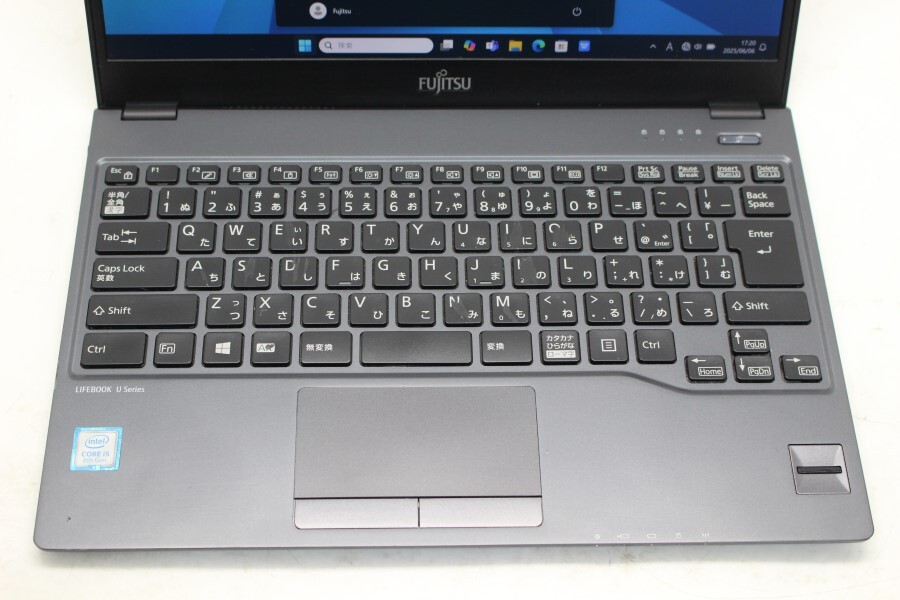 中古良品 フルHD 13.3型 Fujitsu LIFEBOOK U938S Windows11 八世代 i5-8350U 8GB 256GB-SSD カメラ 無線 Office付 中古パソコン 管:1749m
