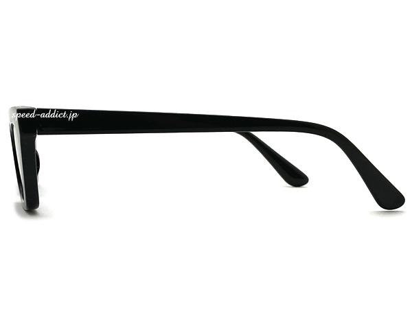FLAT LENS FOX SUNGLASS BLACK × SMOKE/フラットレンズフォックスサングラスセルフレーム黒縁眼鏡スモークレンズキツネストリートロック_画像4