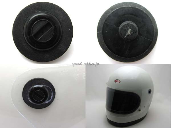 BOB HEATH VISORS BELL STAR PIVOT SCREW 黒/ブラックblackボブヒースバイザーベルスターピボットスクリュースフルフェイスヘルメット留め