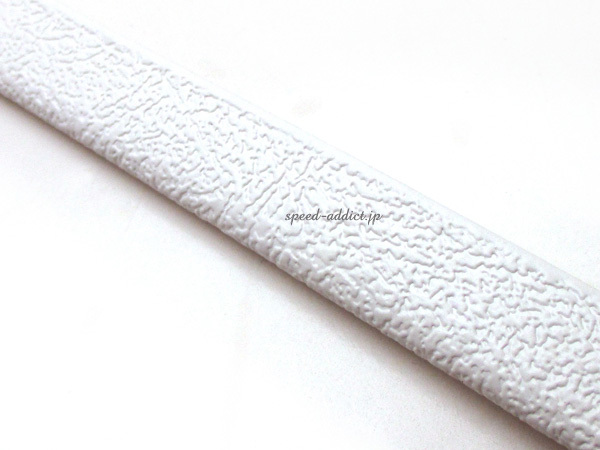 ヘルメット用リム（縁ゴム）WHITE 90cm/白フチゴムモールリブトリム縁巻きビンテージヘルメットリペア修理修繕交換內(nèi)裝外裝部品パーツ70s