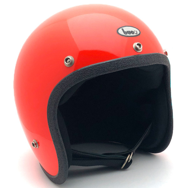 送料無(wú)料 Dead Stock 新品 箱付 BUCO ORANGE 55cm/デッドストックnosオレンジビンテージヘルメットsmallスモールブコハーレー